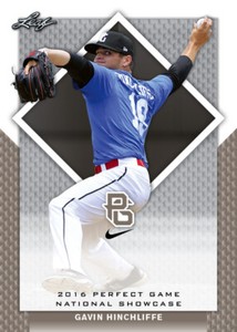 10-Count Lot Gavin Hinchliffe 2016 Leaf Perfect Game NIKE All-American Rookies