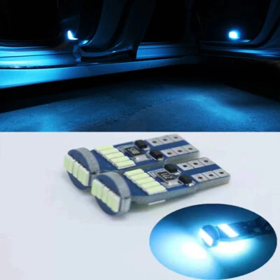 4X Ice Blue LED Side Door Courtesy Lights  For Honda Accord Elysion Odyssey CR-Z Foto 1 de 4