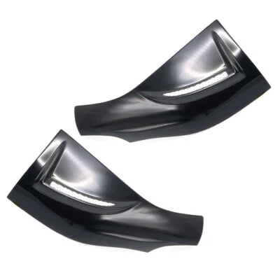 Cubierta protectora del panel del capó delantero del pilar negra para Toyota Hiace Commuter 05 18 Foto 1 de 4