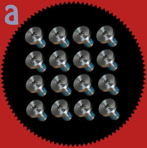 Schrauben für Gehäuse MACBOOK Unibody Weiß 13" 2009–2010 A1342 Boden Deckel Case