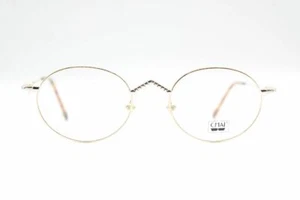 Vintage Chai MC 1 Gold oval Brille Brillengestell eyeglasses NOS - Picture 1 of 6