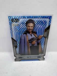 Lando Calrissian 2023 Topps STAR WARS High Tek BLUE /50 Pattern 1 Wave NYCC - Picture 1 of 2