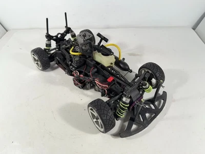 Vintage HPI Racing Nitro RS4 1/10 4x4 Touring Car Belt-Drive w/ Engine Servos - Image 1 of 4