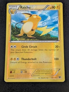 Raichu #43 – Reverse Holo LP | XY Base Set 2014 Pokémon Card - Picture 1 of 2