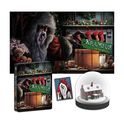 Krampus -The Naughty Cut - 4K UHD Steelbook, Poster, Prism Sticker & Snow Globe - Image 1 of 2