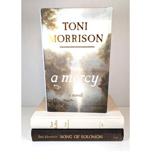 Lot of 3 TONI MORRISON's Novels Books~A Mercy~Tar Baby~Song of Solomon~ HC - Picture 1 of 4
