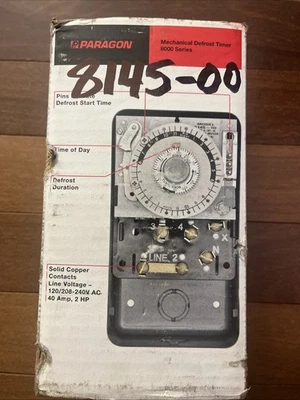Paragon 8145-00 Timer,Defrost,120V,Spdt Switch Free Shipping!! - Image 1 of 2