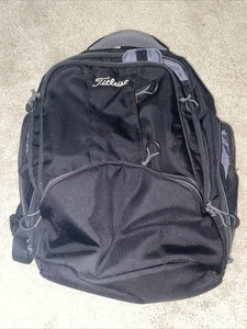 Titleist Essentials Collection Large Golf Backpack Black/Red - Picture 1 of 8