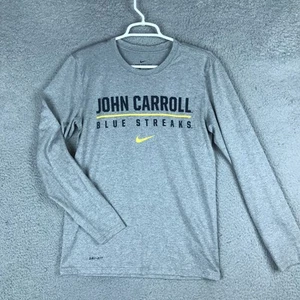 John Carroll Blue Streaks Shirt Long Sleeve Mens Small Nike Dri-FIT NCAA Team - Picture 1 of 9