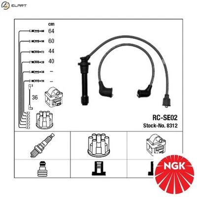 KIT CABLE ENCENDIDO 8312 PARA SUZUKI ESTEEM/BALENO GRAND/VITARA/XL-7/NOMADE 1.3L Foto 1 de 4