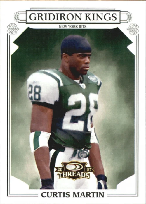2007 Donruss Threads Pro Gridiron Kings Gold #10 Curtis Martin - FB - Image 1 of 1