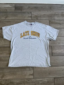 Late Night Show with David Letterman Large T-Shirt Gildan Vintage 90’s Y2K CBS - Bild 1 von 6