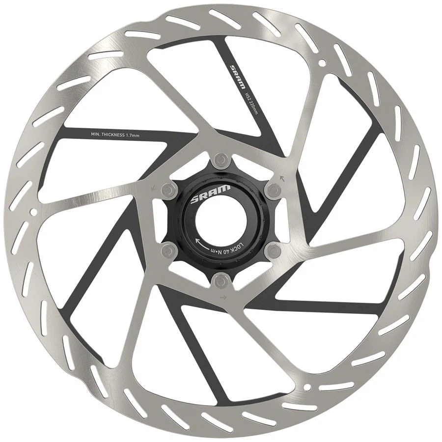HS2 Disc Brake Rotor - SRAM HS2 Disc Brake Rotor - 220mm, Center Lock, Rounded, - Image 1 of 1