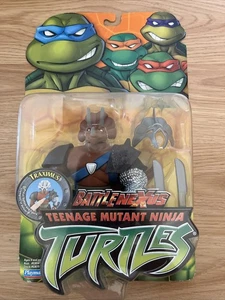 Playmates TMNT Battle Nexus Traximus Actionfigur 2004 NEU RAR!! Karton beschädigt - Bild 1 von 8