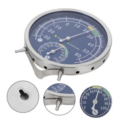 Hygromètre Thermomètre Sauna Environnement Option Murale Placement Table - Image 1 of 4