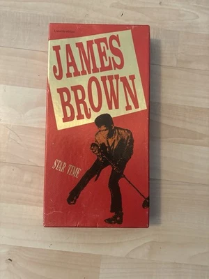 James Brown Star Time 4 Cassette Tall Box Set W Book 35th Anniversary 1991 - Image 1 of 4