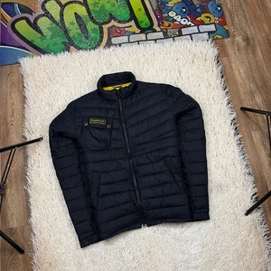 Vintage Mens Barbour International Chain Baffle Quilt (SL) Jacket Coat Large - Picture 1 of 10