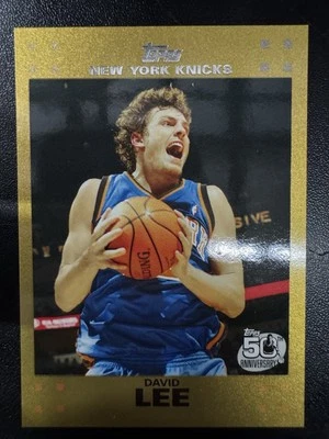 2007-08 Topps - David Lee #42 Gold /2007 — 第 1/2 张图片