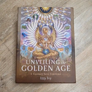 Unveiling the Golden Age: A Visionary Tarot Experience by Izzy Ivy Cards Book - Picture 1 of 7
