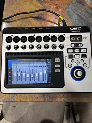 QSC TouchMix-8 8-Channel Compact Digital Mixer - Image 1 of 4
