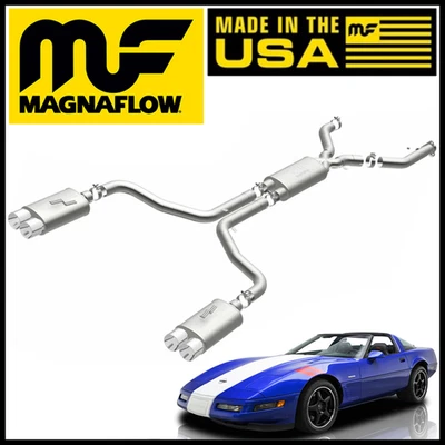 MagnaFlow Street Cat-Back Exhaust System fits 1992-1996 Chevy Corvette 5.7L V8 - Image 1 of 4