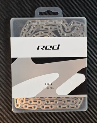 SRAM RED Flattop Chain - 12-Speed, 126 Links, Flattop, PowerLock, Silver, E1 - Image 1 of 4