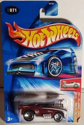 Chevy Camaro Z28 Hot Wheels 2004 первое издание No071 Metalflake Maroon Tooned 69 - Изображение 1 из 2