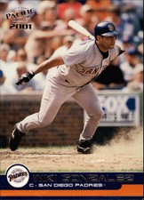2001 Pacific San Diego Padres Baseball Card #366 Wiki Gonzalez