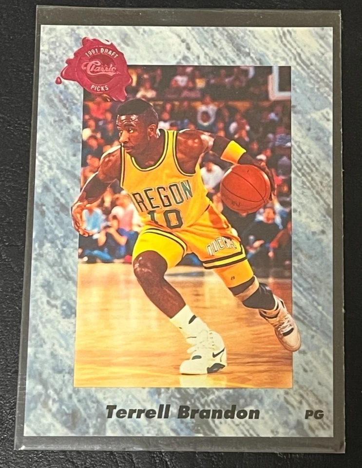 TERRELL BRANDON ROOKIE 1991 CLASSIC 4-SPORT RC CARD #154 CAVALIERS OREGON - Image 1 of 1