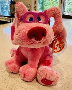 Ty Beanie Baby - MAGENTA THE DOG BLUES CLUES NICK JR  PLUSH NWT - Picture 1 of 7