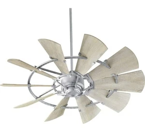 Quorum Windmill 52" Fan, Galvanized - 95210-9 - Picture 1 of 1
