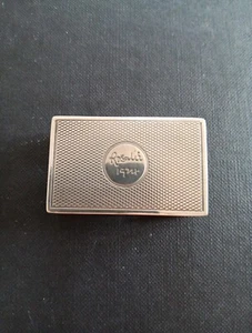 Art Deco 1922 Silber Motor gedreht Streichholzschachtel Deckel Haseler & Bill Brothers 16,7g - Bild 1 von 8