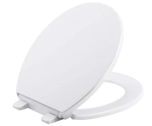 Kohler Wellworth Round Front Toilet Seat Grip Tight Bumpers White - Picture 1 of 5