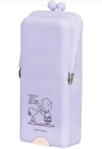 Peanuts Snoopy Airpita stand pen case phone stand holder purple - Picture 1 of 6
