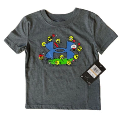 Under Armour Toddler Boys Short or Long Sleeve Tops/T-Shirts; Sz 2T, 3T, 4T NWT - Image 1 of 3