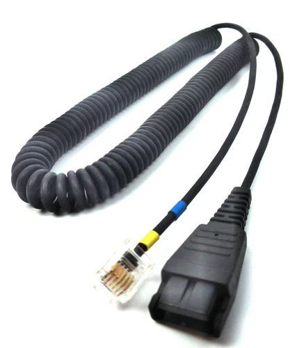Jabra 01-0203 GN Netcom Headset Coiled Cable for GN 8000-MPA Amplifier