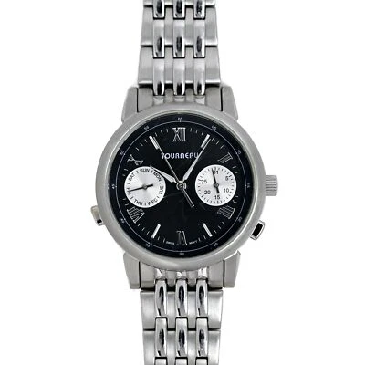 Tourneau Acura Ladies Day Date Black Dial Wrist Watch Swiss Quartz - Image 1 of 4