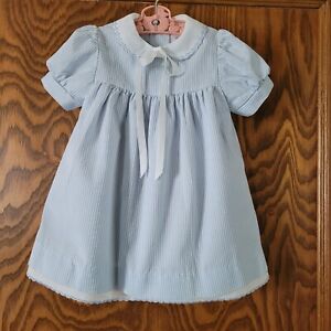 Baby Girl Dress 100% Cotton Vintage From in France Vintage 6 months