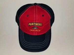 Red/Navy Florida Panthers Adjustable Strap Embroidered Cap - Picture 1 of 2