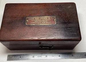 Antique Set Weights For Jewelers Wood Box Complete #401 - Picture 1 of 9