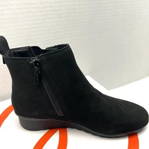 Blondo Shaya Booties Black Nubuck/Suede Waterproof Sz 7 Women New - Picture 1 of 11