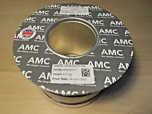 Cable de pared delgado doble plano de 2 núcleos de 1 mm² rollo de 100 m 30/0,2 mm TW02/01BRB.100 542 - Imagen 1 de 3
