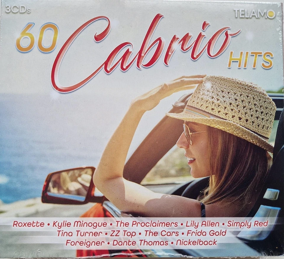 60 Cabrio Hits, 3 CD's, 60 Songs, NEU/OVP - Bild 1 von 2