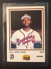 1989 Richmond Braves Gary Eave #31