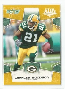Score Super Bowl 2008 oro Green Bay Packers Charles Woodson #114 - Imagen 1 de 1