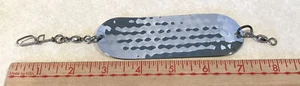 LUHR JENSEN Dodger Trolling Flasher MOOCHER 3/0 Size #000 - DIMPLED w/ Swivels - Picture 1 of 5