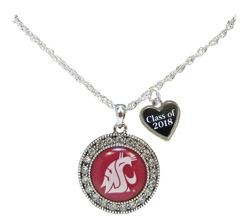 Custom Washington State Cougars Class of Years 2017-2025 Graduation Necklace WSU Cover