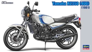 Hasegawa BK-15 1/12 Scale Model Motorcycle Kit Yamaha RZ350 (4U0) 1981 - Picture 1 of 4