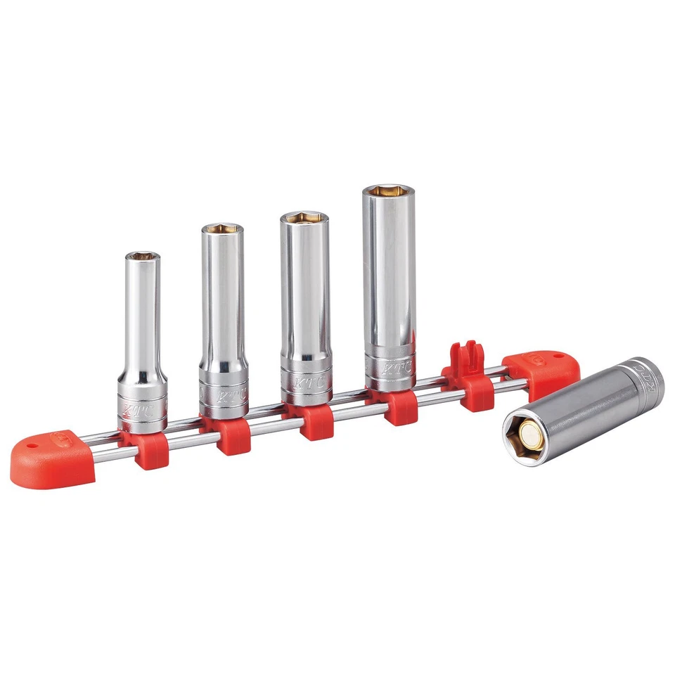 NEW KTC 3/8" MAGNETIC DEEP SOCKET SET (8,10,12,13,14mm) TB3L05MGA JP - Image 1 of 1