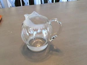 Vintage Frosted Pinguins glass Pitcher 1940-1950 Dunbar - Picture 1 of 4